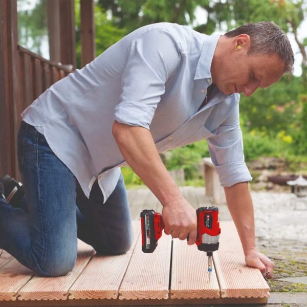 Kit Atornillador de Impacto Inalámbrico Einhell TE-CI 18/1 Li - Imagen 3