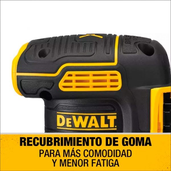 Lijadora Roto Orbital Inal. Dewalt Dcw210b + 25 Lijas + 3 Formones - Imagen 5
