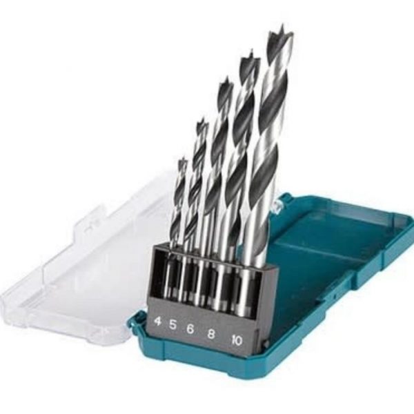 Set Brocas Madera HSS 5 Pzs Makita D-72861 - Imagen 2