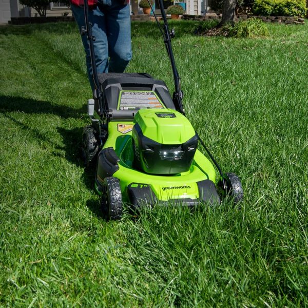 Cortacésped Greenworks 21" Autopropulsada Gw 48V Bl Sp 2x5ah Usb - 2532502 - Imagen 2