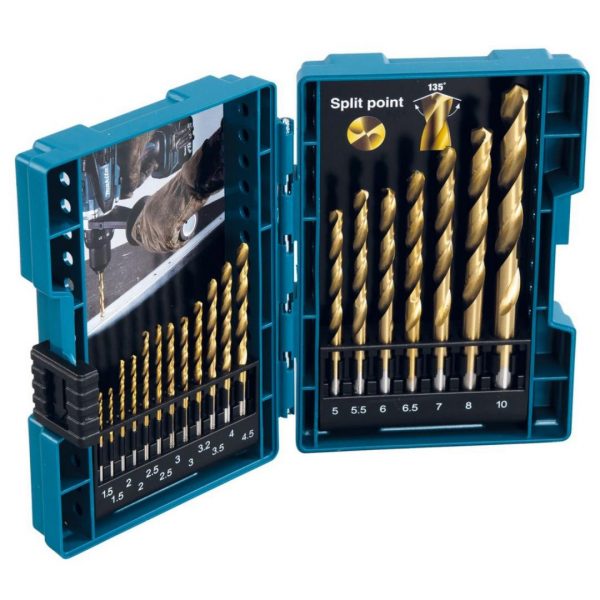 Set Brocas Metal HSS-TIN 19 Pzs Makita D-67527 - Imagen 2