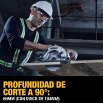 Sierra circular 7 1/4" 1.500W - Dewalt Dwe5615-b2 - Imagen 2