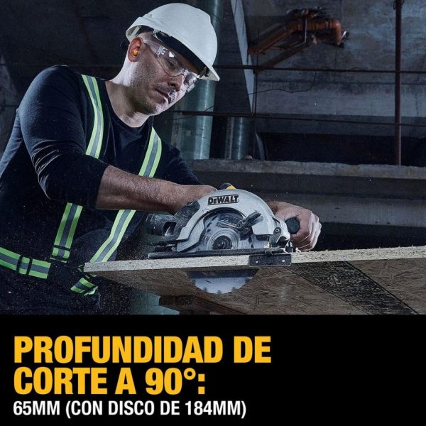 Sierra circular 7 1/4" 1.500W - Dewalt Dwe5615-b2 - Imagen 2