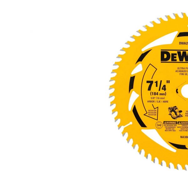 Disco De Sierra 7-1/4''x 5/8'' 60 Dientes Dewalt DWA271460 - Imagen 2