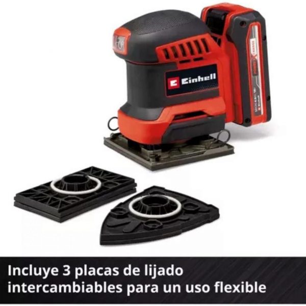 Lijadora Inal. Einhell TE-OS 18/113 3X Li - Sin Baterías - Imagen 6