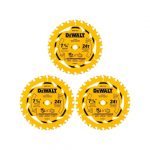 Pack 3 Discos 7-1/4'' 24 Dientes Dewalt DWA271424PK3
