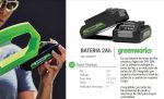 Batería Greenworks 24V - 2.0 AH - 2926707 - Imagen 5