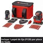 Lijadora Inal. Einhell TE-OS 18/113 3X Li - Sin Baterías - Imagen 4