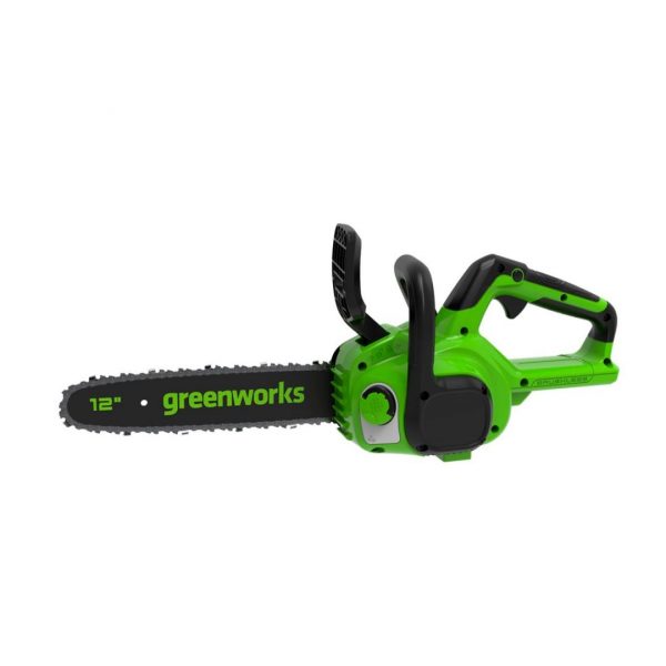Motosierra Inal. 12" Greenworks 24V + Carg Y Bat 4.0 AH - 2007007VB - Imagen 3