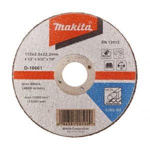 Disco de corte Metal 4 1/2" Makita D-18661