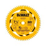 Disco De Sierra 7-1/4''x 5/8'' 60 Dientes Dewalt DWA271460