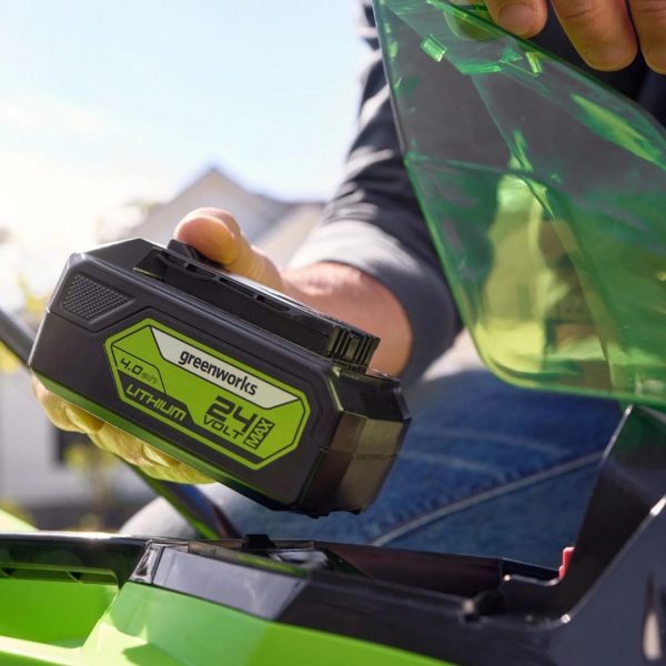 Cortacésped Inal. 13" Greenworks 24V + Carg y Bat 4.0 AH - 2534402 - Imagen 3