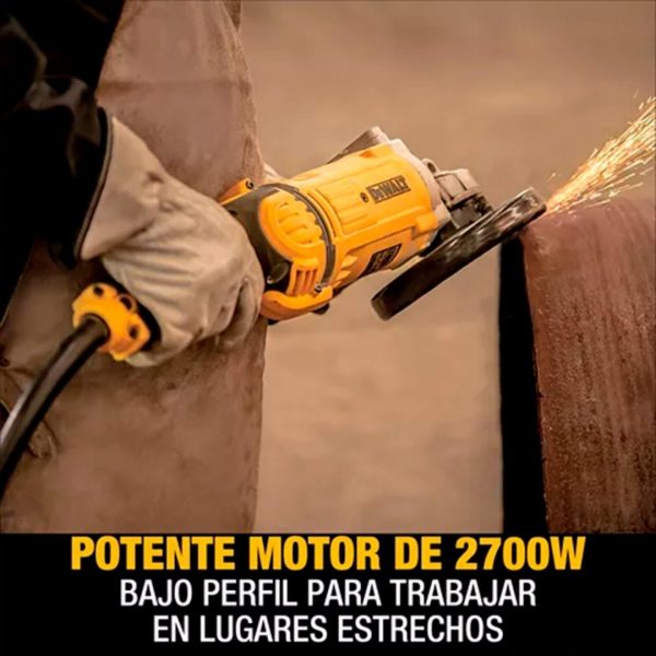 Esmeril Angular 7" 2700W Dewalt DWE4577-B2C - Imagen 6