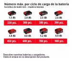 Taladro Inalámbrico Einhell Te-cd 18/40 Li 2x2,0ah - Imagen 6