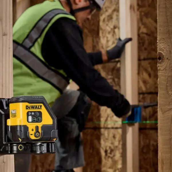 Kit Laser Linea Cruzada Rojo Recarga USB Dewalt DCLE14201RB - Imagen 3