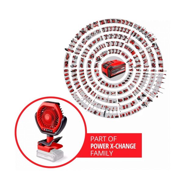 Ventilador Inal. Einhell GC-CF 18/110 Li - Sin Baterías - Imagen 5