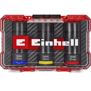 Set 3 Dados de Impacto 17-19-21 mm Einhell 109263
