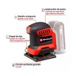 Lijadora Inal. Einhell TE-OS 18/113 3X Li - Sin Baterías - Imagen 2
