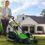 Cortacésped Inal. 13" Greenworks 24V + Carg y Bat 4.0 AH - 2534402 - Imagen 2