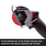 Esmeril Inalámbrico Multimaterial Einhell TP-CO 18/76-C Li BL - Solo - Imagen 3