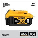 Kit Esmeril Angular 4-1/2'' 20v Max Dewalt DCG408P2-B2 - Imagen 2