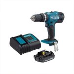Kit Taladro Percutor Inalámbrico 13mm Makita DHP453SYE