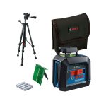 Nivel Láser Verde Bosch Gll 2-20 G 10m + Trípode Bt 150