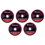 Pack 5 Discos de Corte para Metal 76mm Einhell
