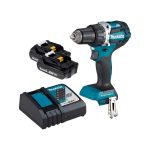 Kit Taladro Perc. Makita DHP487SYX2 Inc. Carg y 2 Bat 1,5 AH