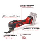 Multiherramienta Oscilante Einhell TP-MG 18 Li BL - Sin Baterías - Imagen 2