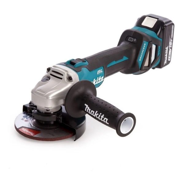 Kit Esmeril Angular Inal 4 1/2" 18V Makita DGA454RF + Bat Adicional 3ah de Regalo - Imagen 2