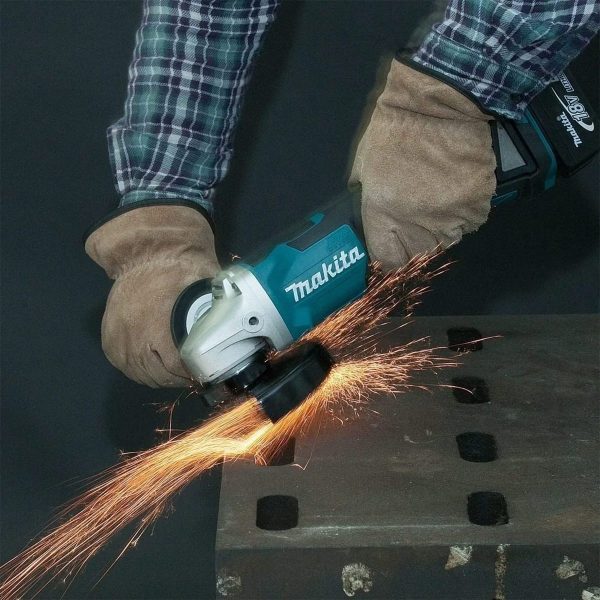 Kit Esmeril Angular Inal 4 1/2" 18V Makita DGA454RF + Bat Adicional 3ah de Regalo - Imagen 3