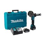 Kit Esmeril Angular Inal 4 1/2" 18V Makita DGA458RFE Inc. Carg y 2 Bat 3ah