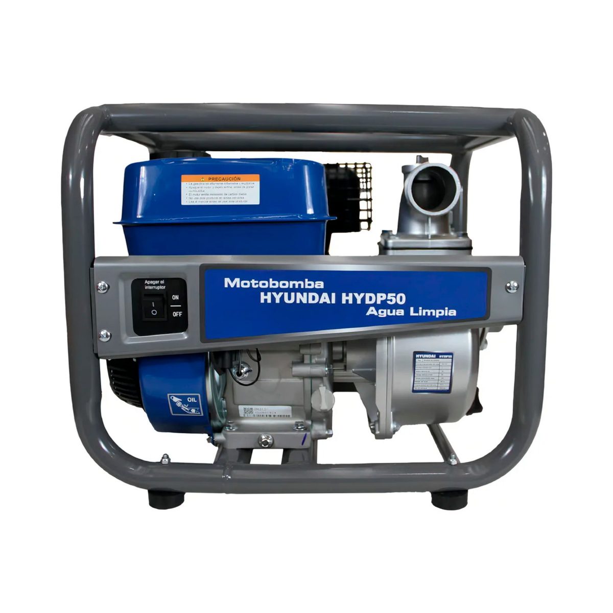 Motobomba Hyundai 2x2 Gasolina Partida Manual 82HYDP50 Motobomba Hyundai 2x2 Gasolina Partida Manual 82HYDP50 - Imagen 1