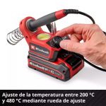 Soldador electronico Inal. Einhell TE-SI 18/480 Li E - Sin Baterías - Imagen 5