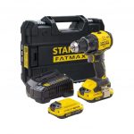 Kit Taladro Percutor 1/2 20v + Acces Stanley Sbd716d2t-b2