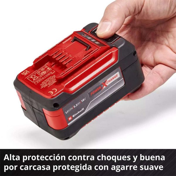 Starter Kit Cargador Y Bateria Einhell Pxc 5,2 Ah - Imagen 7