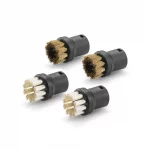 Kit 4 Cepillos Alto Rendimiento Karcher para Limpiadora a Vapor