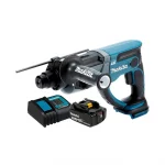 Kit Rotomartillo Inalámbrico 18V SDS-Plus LXT Makita DHR202Z Inc. Carg y 1 Bat 3AH