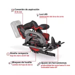 Sierra Circular Inal. Einhell TP-CS 18/136-C Li BL - Sin Baterías - Imagen 2