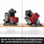 Sierra Circular Inal. Einhell TP-CS 18/136-C Li BL - Sin Baterías - Imagen 5