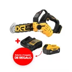 Promo Motosierra de Poda 8 20v Brushless Dewalt DCCS623B + Carg y Bat 5AH Regalo