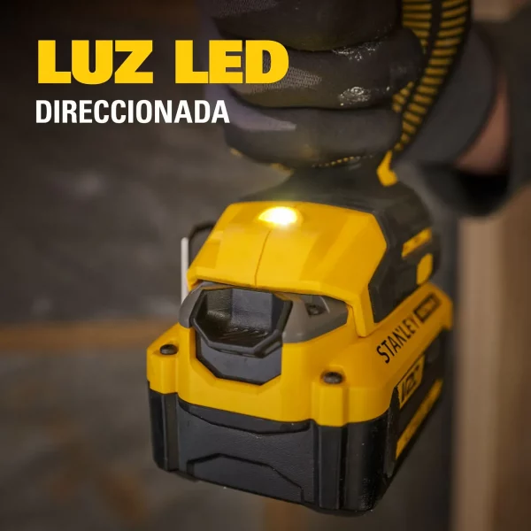 Taladro Atornillador Stanley 20V Brushless FATMAX SBD714D2T - Imagen 3