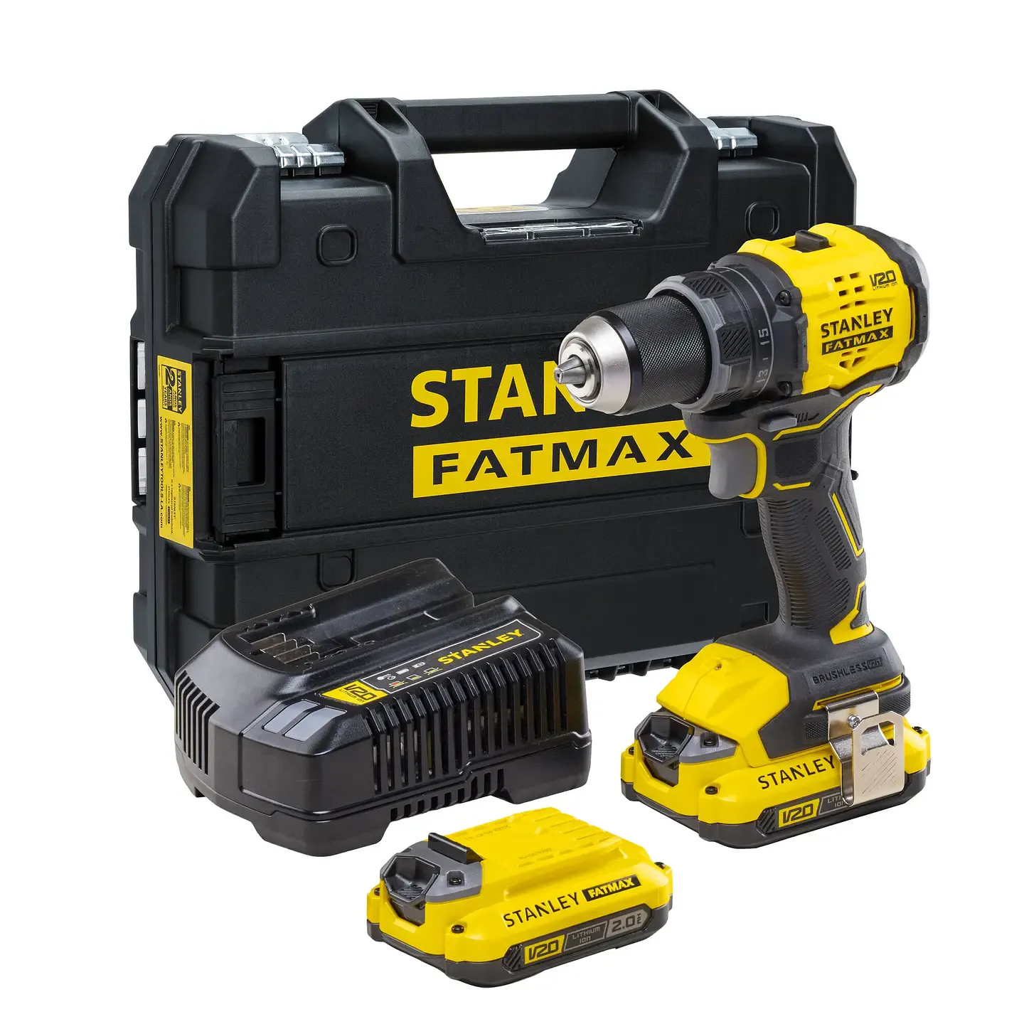 Taladro Atornillador Stanley 20V Brushless FATMAX SBD714D2T 7 Taladro Atornillador Stanley 20V Brushless FATMAX SBD714D2T - Imagen 1