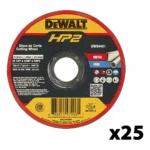 Set 25 discos corte de metal 4-1/2'X1/25' Dewalt DW84401