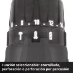 Taladro Percutor inalámbrico TE-CD 18/2 Li-i + 64 Acc +(2x2,0 Ah) - Imagen 6
